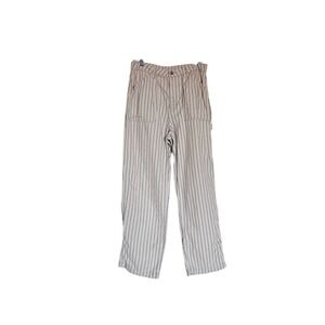 Woman's‎ Divided carpenter jeans size 8 tan black stripes